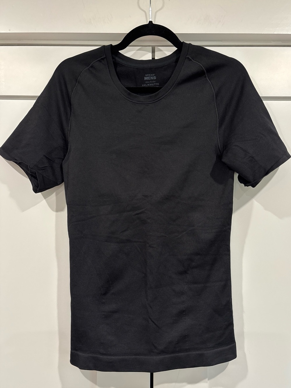 NWOT Men’s Spanx Ultra Sculpt Black Compression Undershirt Crew Neck XXL